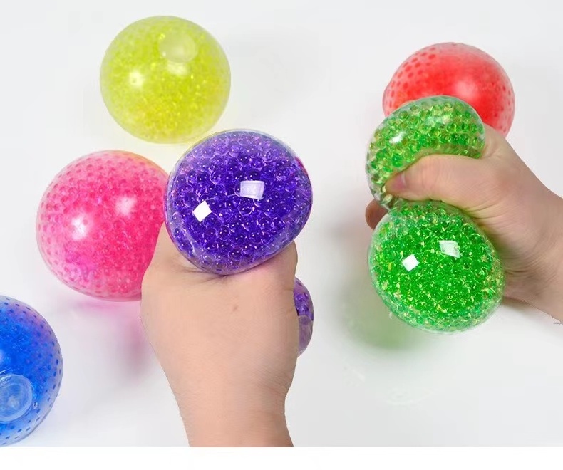 Colorful Beads Grape Ball Trick Decompression Toys New Grape Ball Players Squeeze High Quality Waterballs