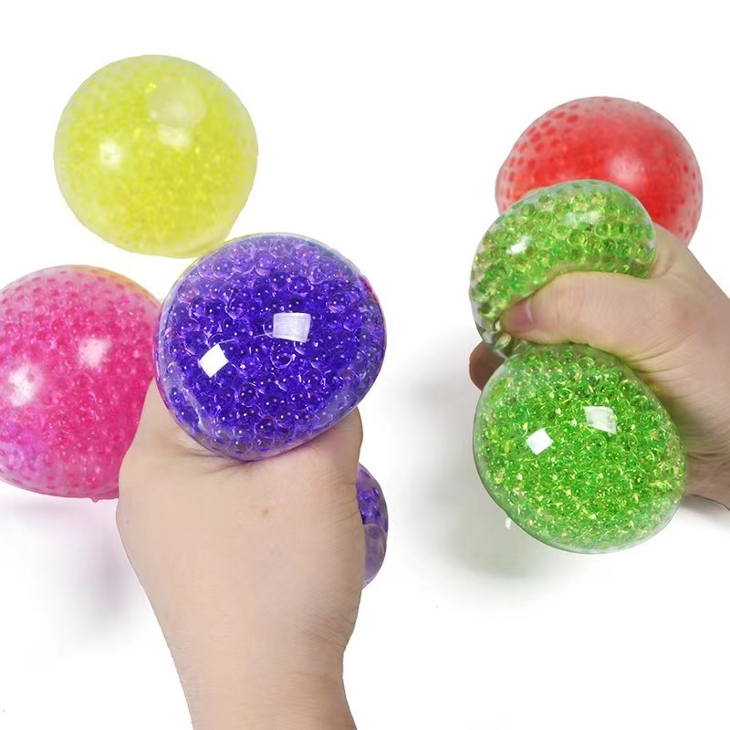 New Grape Ball Players Squeeze Colorful Beads Grape Ball Trick Decompression Toys High Quality Waterballs