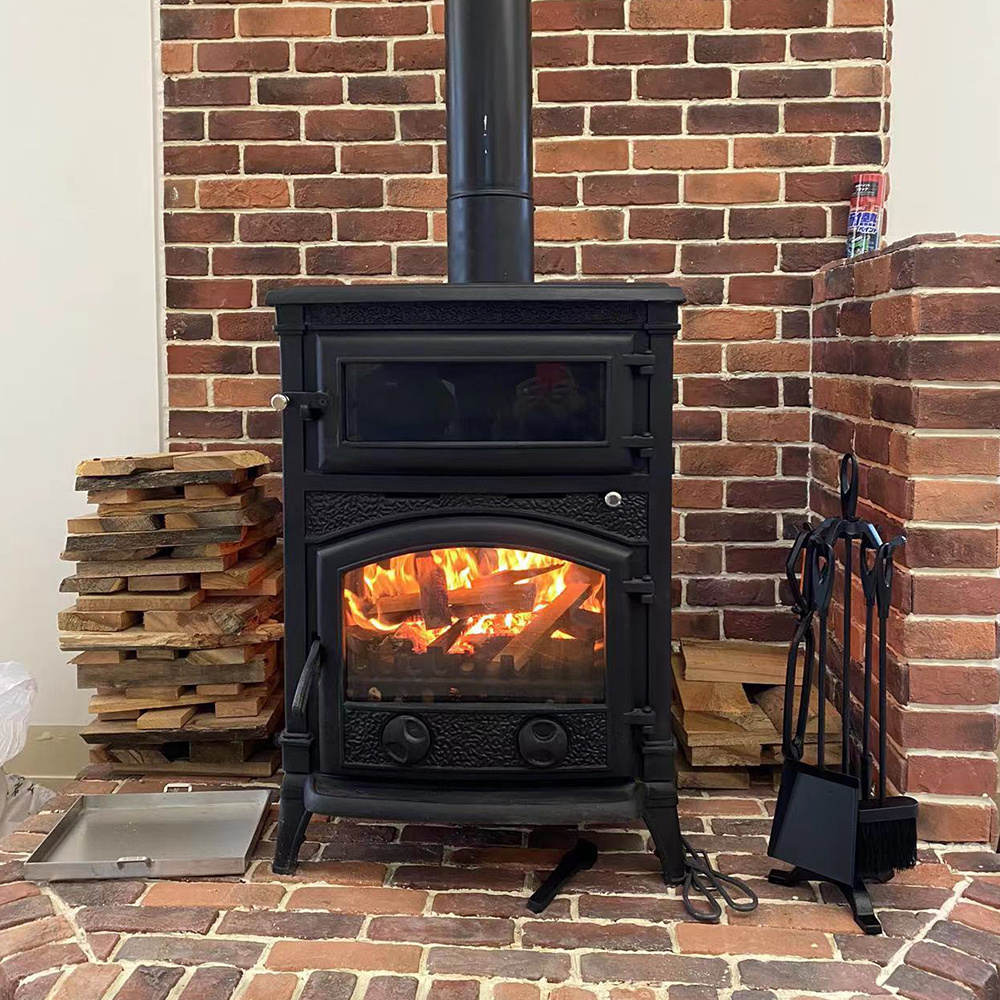 indoor wood stove cast iron stove with oven and cooking tops