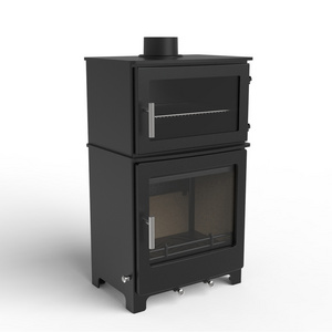 Home Decoration European Style Wood Burning Heating Stove Modern Villa wood stove  with oven manufacturers