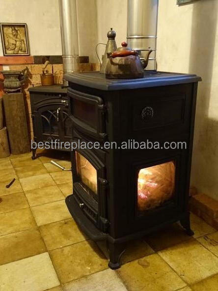 Hot Sale Wood Burning Cast Iron Stove with Oven Wood Stove