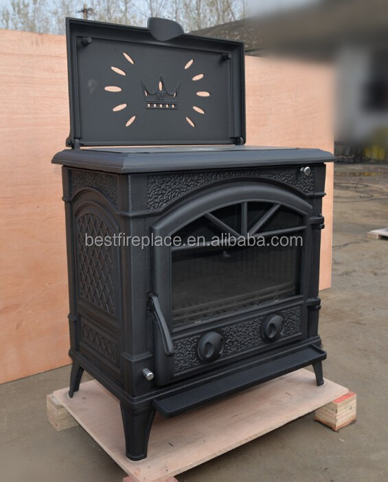 Household wood burning stove water heater factory directly modern fireplace for sale