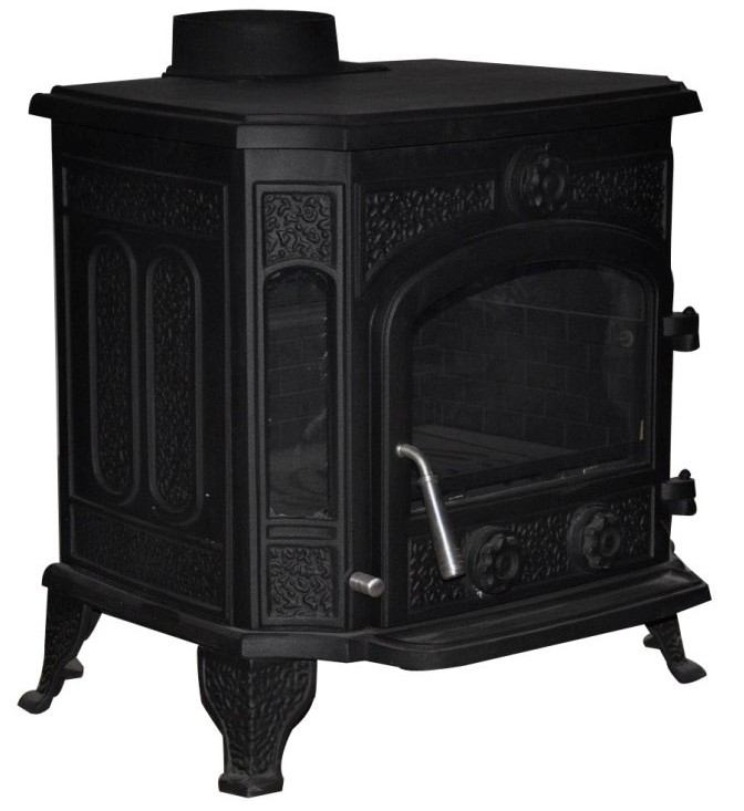 Nice design wood burning stove 12 kw cast iron stove