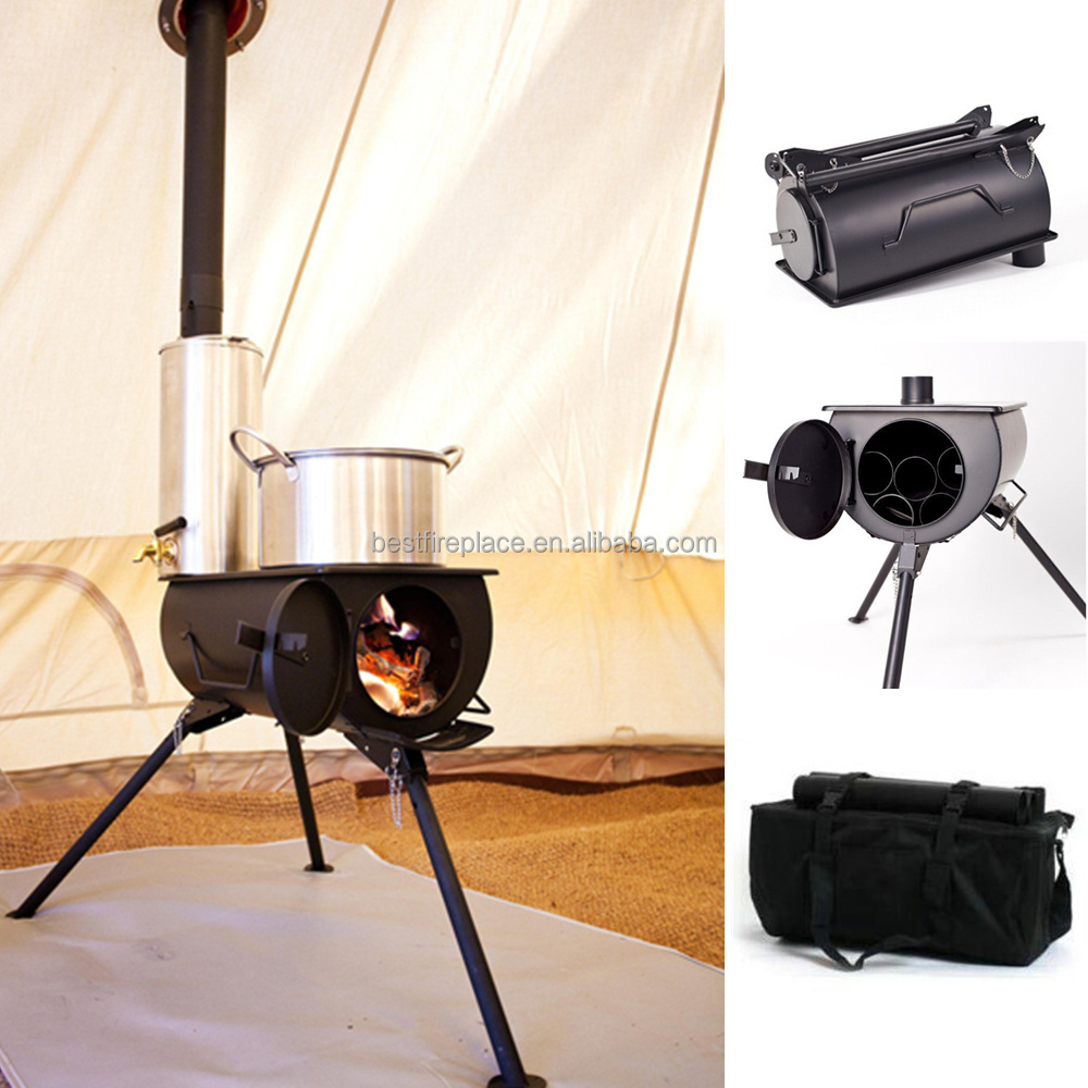 Steel rocket cook stove