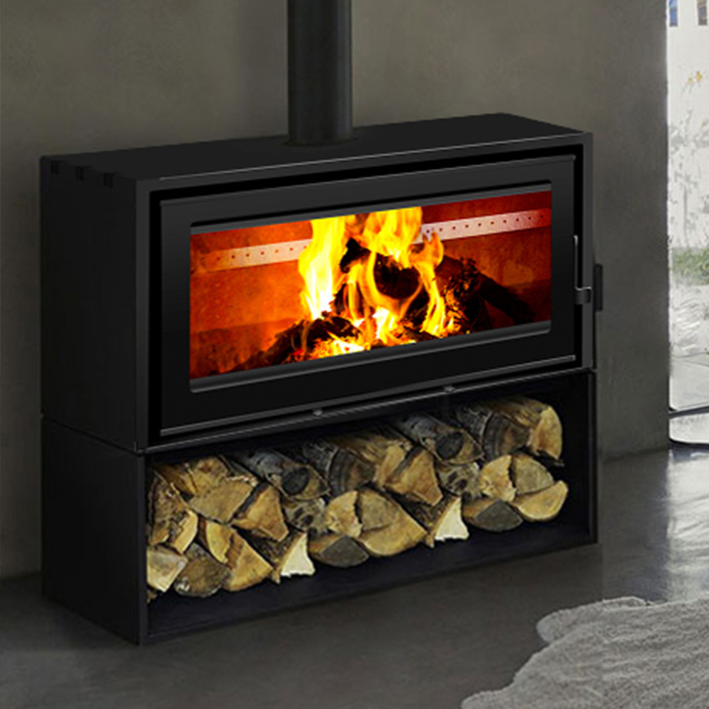 China Hot Products Wood Burning Stove Double Glass Multi Fuel Room Heater Small Stove Wood Burning Stove Fireplace