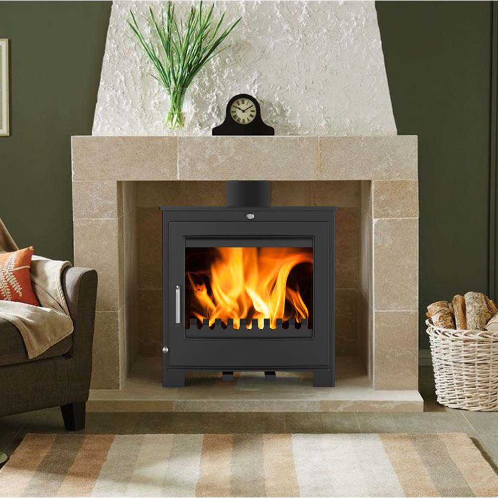 indoor freestanding mini wood burning stove indoor  fireplace