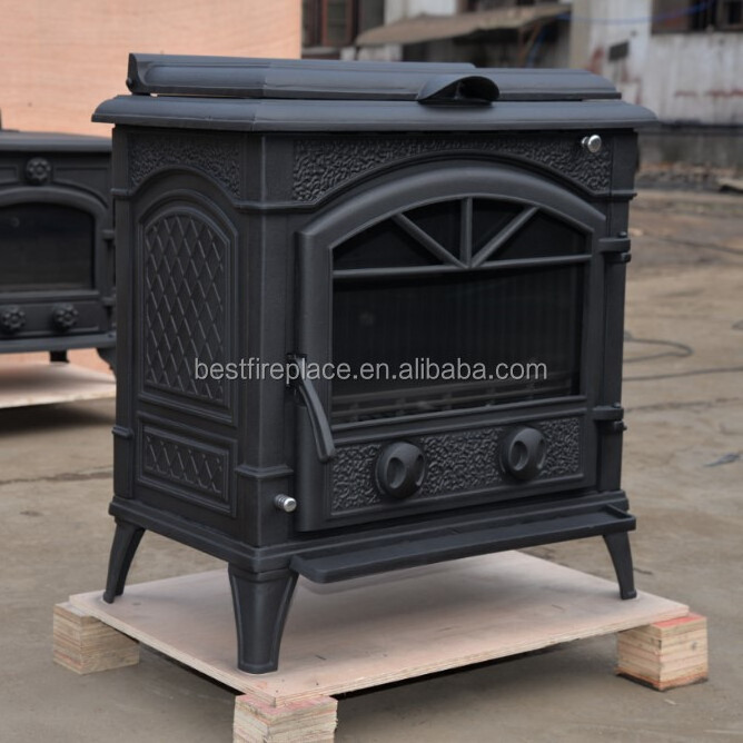 Household wood burning stove water heater factory directly modern fireplace for sale