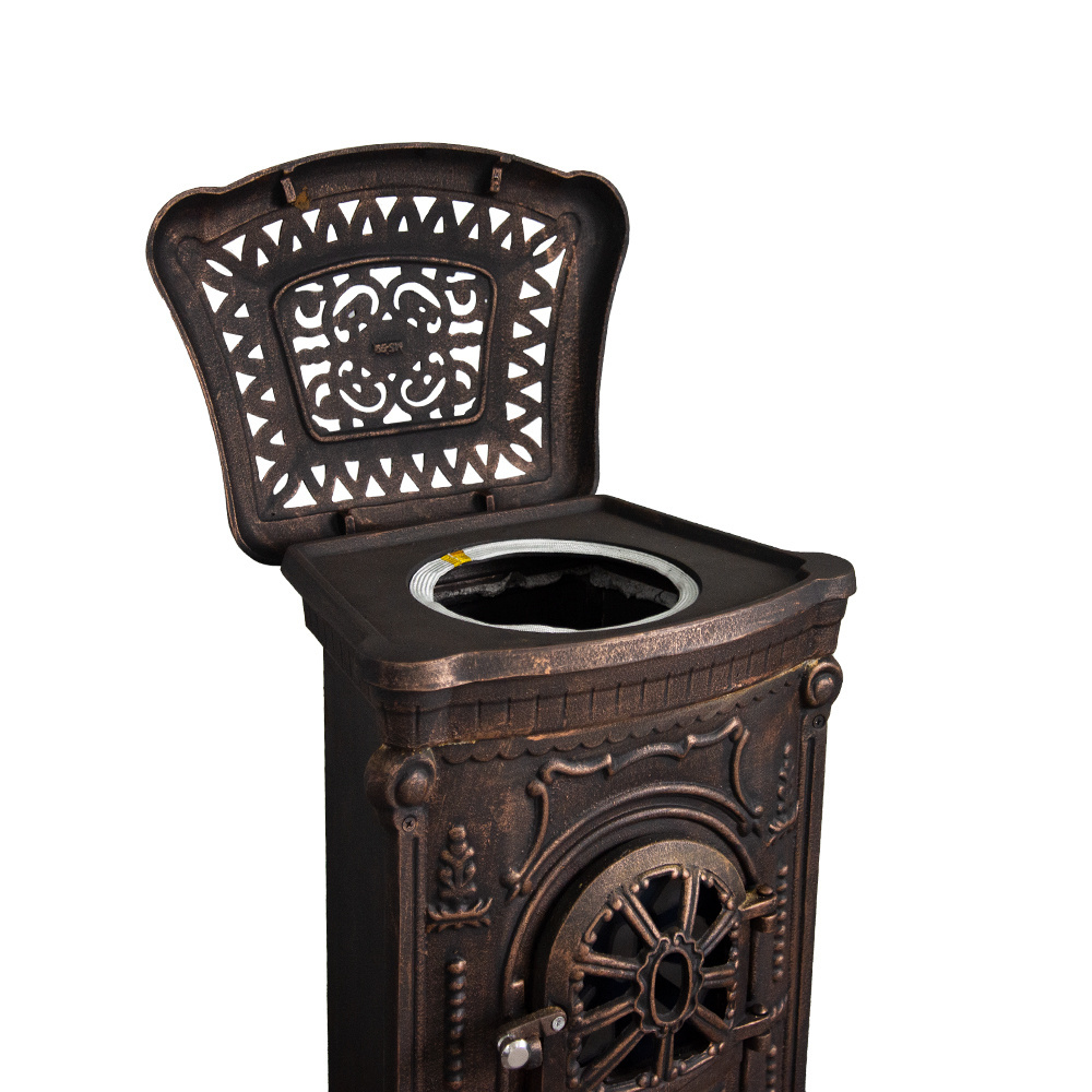 Warm Style free standing cast iron wood burning stovestove chimney