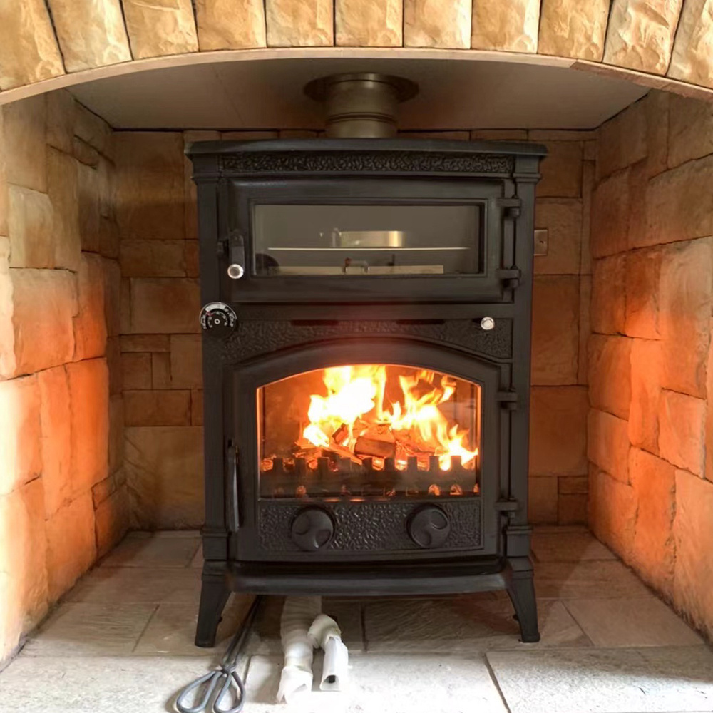 indoor wood stove cast iron stove with oven and cooking tops