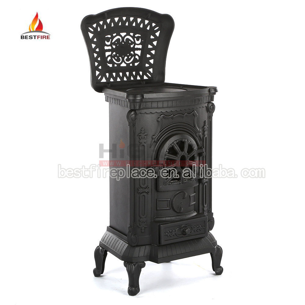 Western Antique Cast Iron Portable China Wood Stove