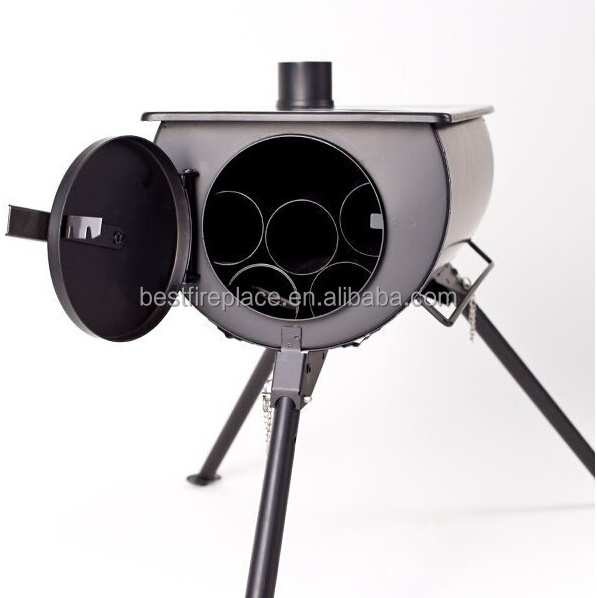 Steel rocket cook stove