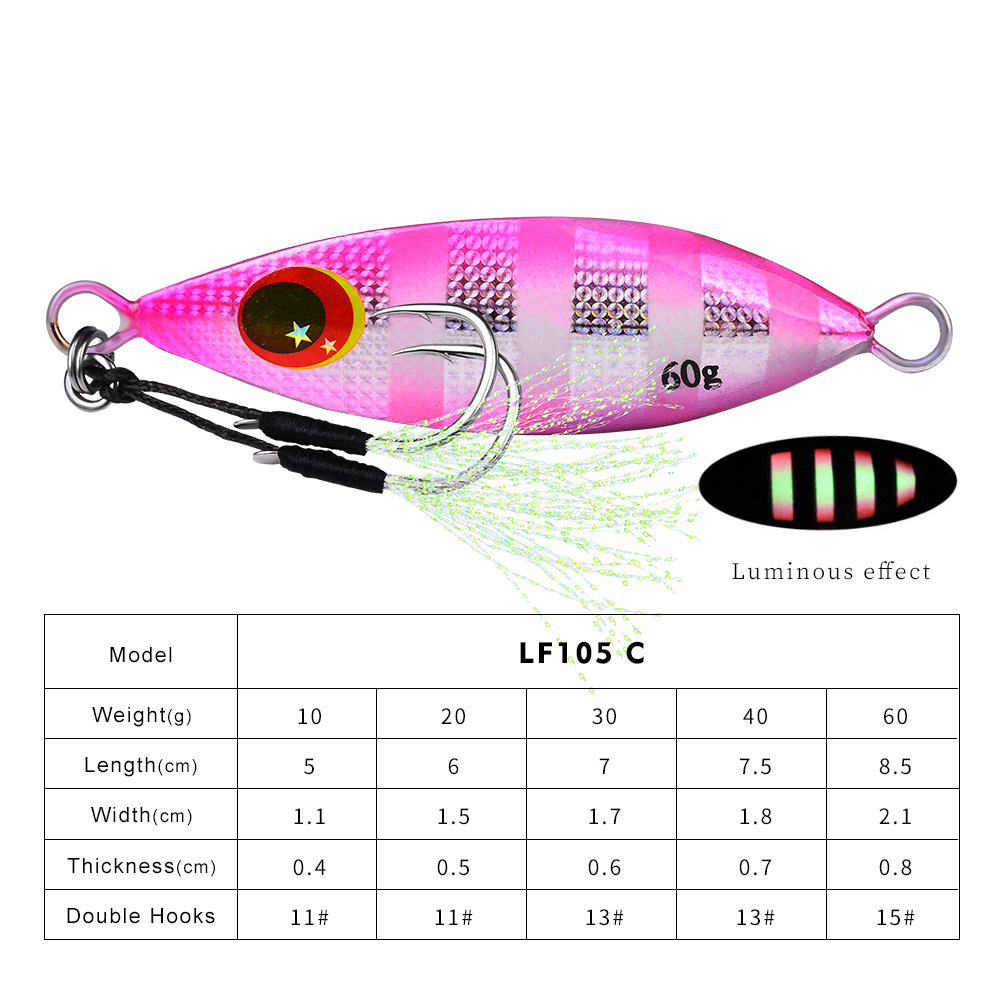 2022 new design attractive price jigging pencil lure 10g 20g 30g metal hard bait fishing jig lure