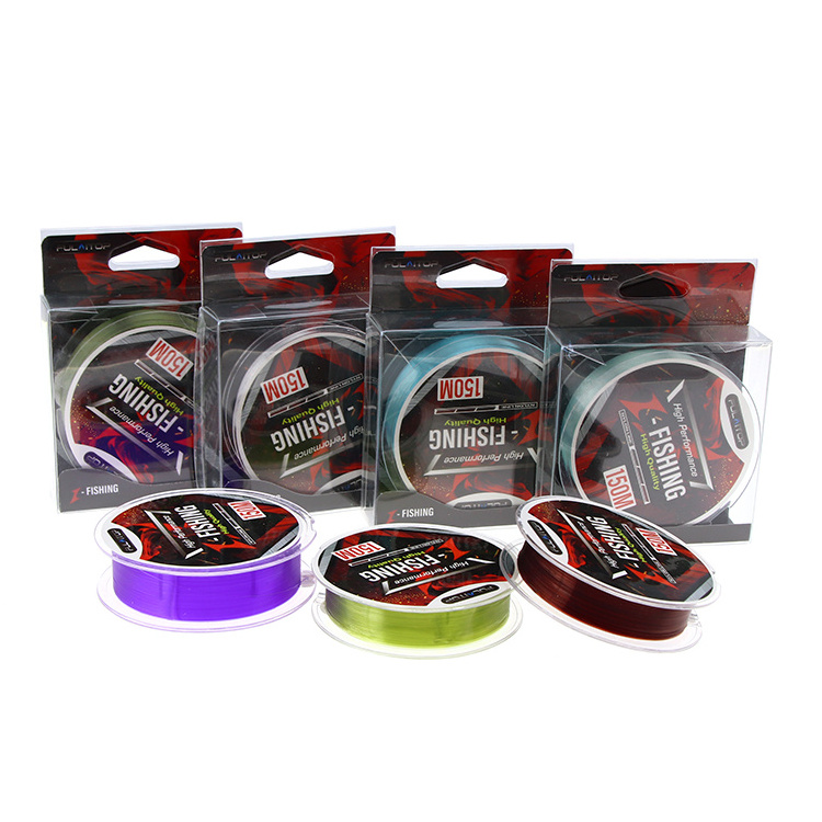 Super quality fish line string nylon multi color options nylon monofillament soft fishing line