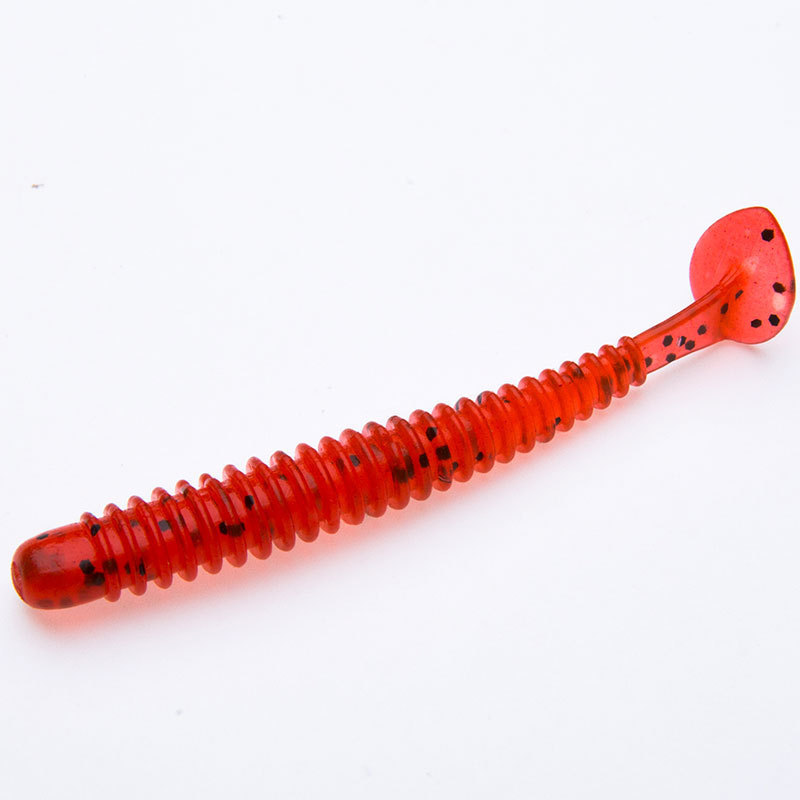 Hot Sales Screw T tail Monster T tail Fish Soft Lure Fish Artificial Bait Fishing Soft Plastic Lure Molds For Sea Fishing