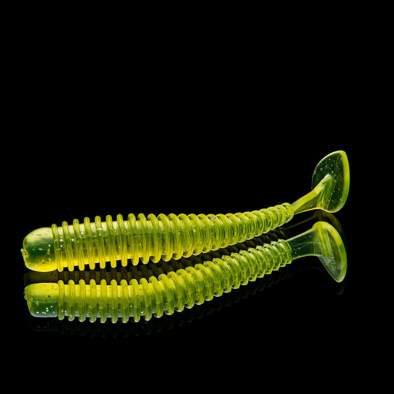 Hot Sales Screw T tail Monster T tail Fish Soft Lure Fish Artificial Bait Fishing Soft Plastic Lure Molds For Sea Fishing