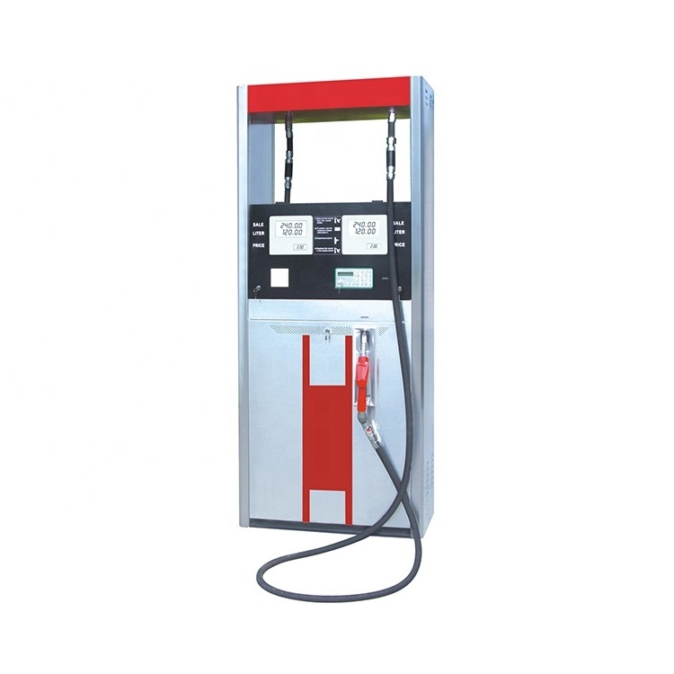 Red sun series LPG hydraulics gas station oiling machine double hoses one pump electronic solenoid valve fuel dispenser