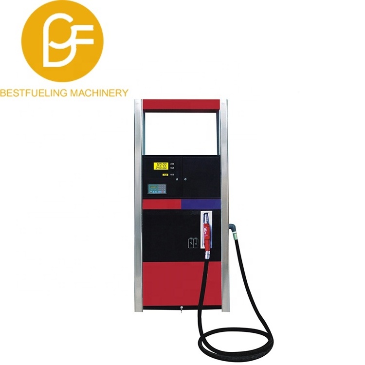 Red sun series natural gas fueling station wayne auto shutoff nozzle holders installed double hoses one pump fuel dispensers