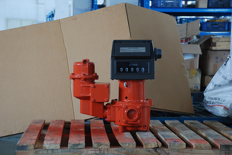 China factory flow meter positive displacement smith meter counter diesel fuel oil flowmeter