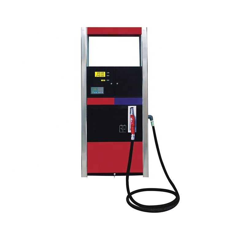 Red sun series natural gas fueling station wayne auto shutoff nozzle holders installed double hoses one pump fuel dispensers