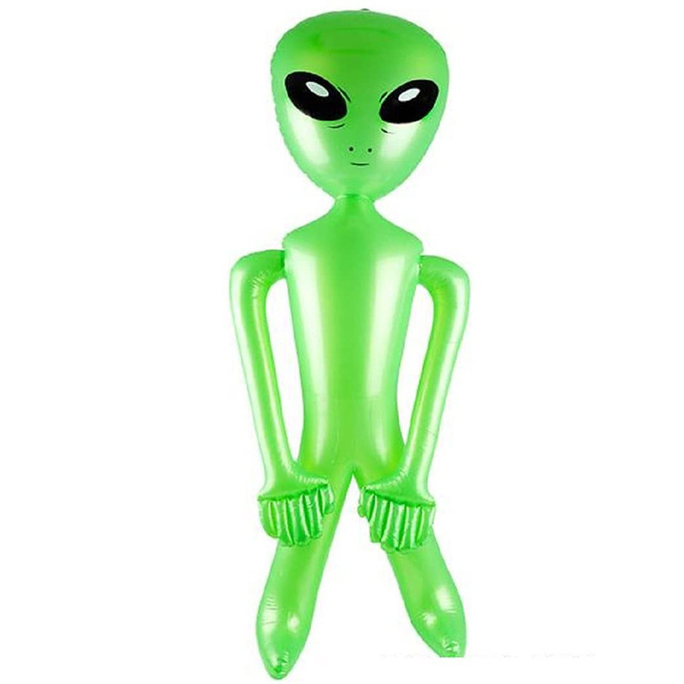 90cm Inflatable Alien Toy for Advertising Creative Inflatable Alien Prop Toy Decoration