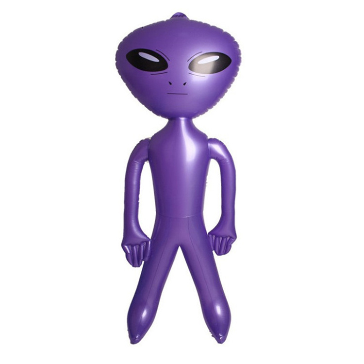 90cm Inflatable Alien Toy for Advertising Creative Inflatable Alien Prop Toy Decoration