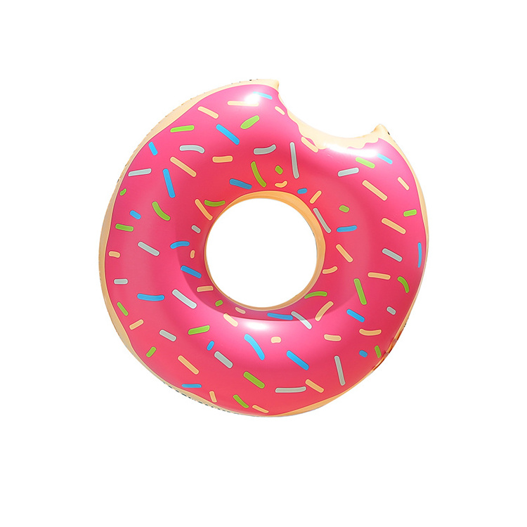 Inflatable Donut Swimming Ring Tube Pool Float Blow Up Donut Swim Tube