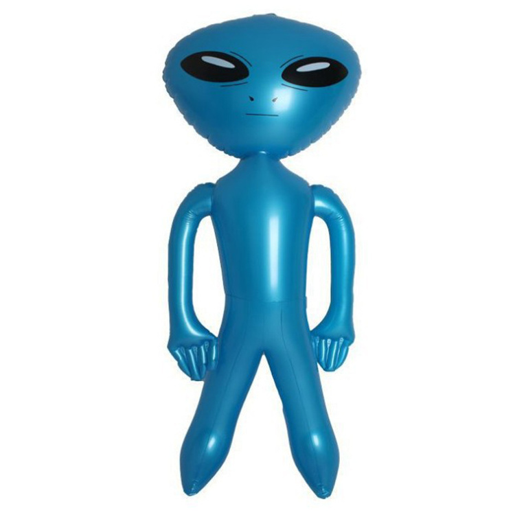 90cm Inflatable Alien Toy for Advertising Creative Inflatable Alien Prop Toy Decoration