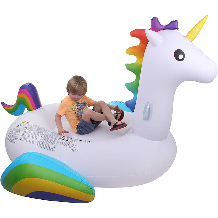 Giant Inflatable Unicorn Pool Float Blow Up Summer Beach Swimming Pool Party Lounge Raft