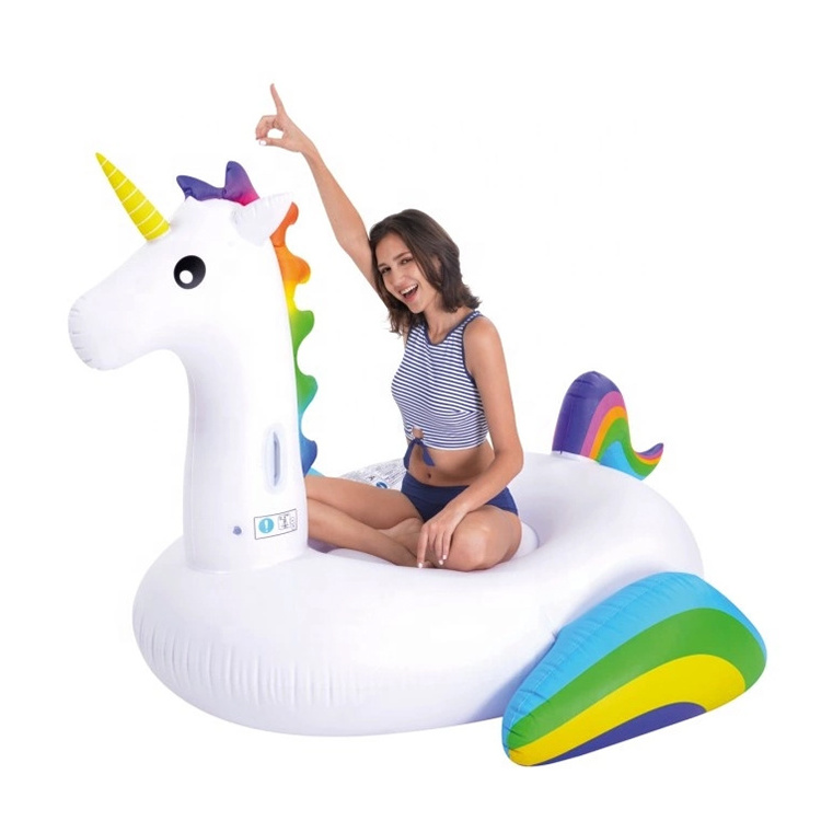 Giant Inflatable Unicorn Pool Float Blow Up Summer Beach Swimming Pool Party Lounge Raft