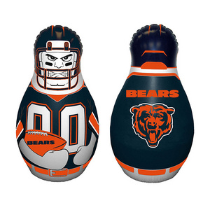 factory customized Chicago Bears inflatable NFL tackle buddy plastic blow up sport punching bag dummy tumbler toys for kids