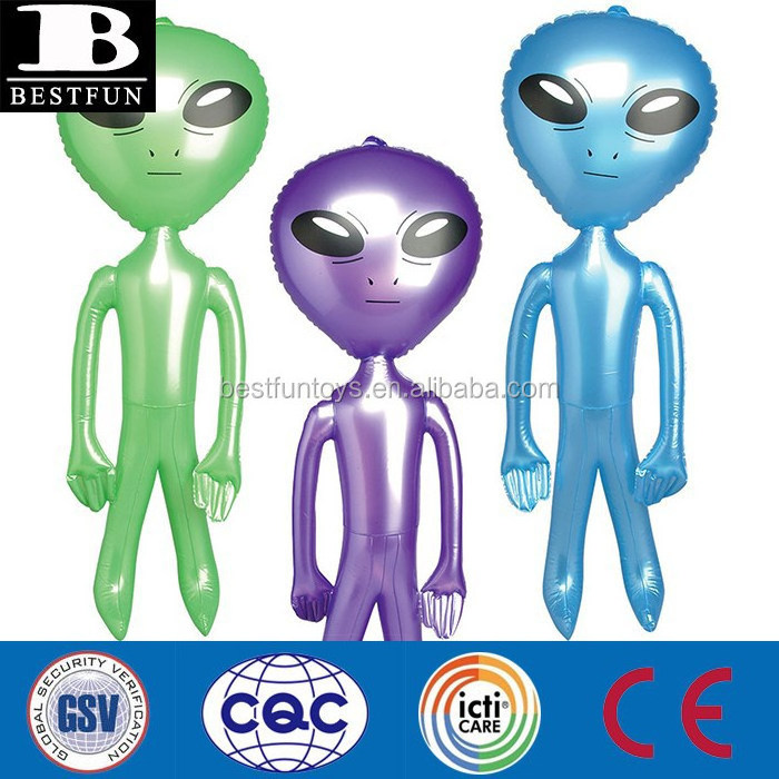 pvc inflatable alien toys cheap inflatables plastic inflatable hanging alien toys display