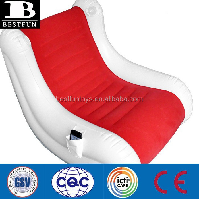 NEW Inflatable Music Chair Inflatable Rocking Chair sofa with built-in speaker