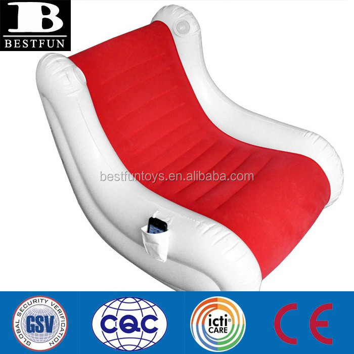 NEW Inflatable Music Chair Inflatable Rocking Chair sofa with built-in speaker