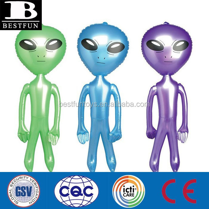 pvc inflatable alien toys cheap inflatables plastic inflatable hanging alien toys display