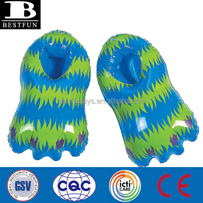 giant inflatable flip flop feet plastic party shoes funny inflatable kids flip flops