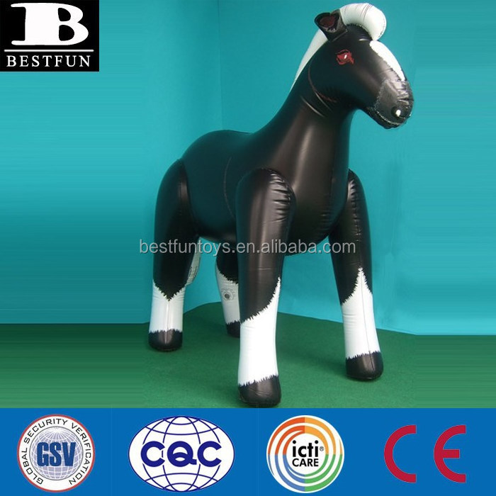 giant white black inflatable horse big toys horse plastic inflatable horse bouncer display