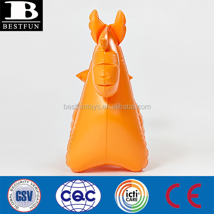 factory customized vinyl small inflatable pony eco-friendly PVC cute blow up pony part toys farm animal air balloon for kids