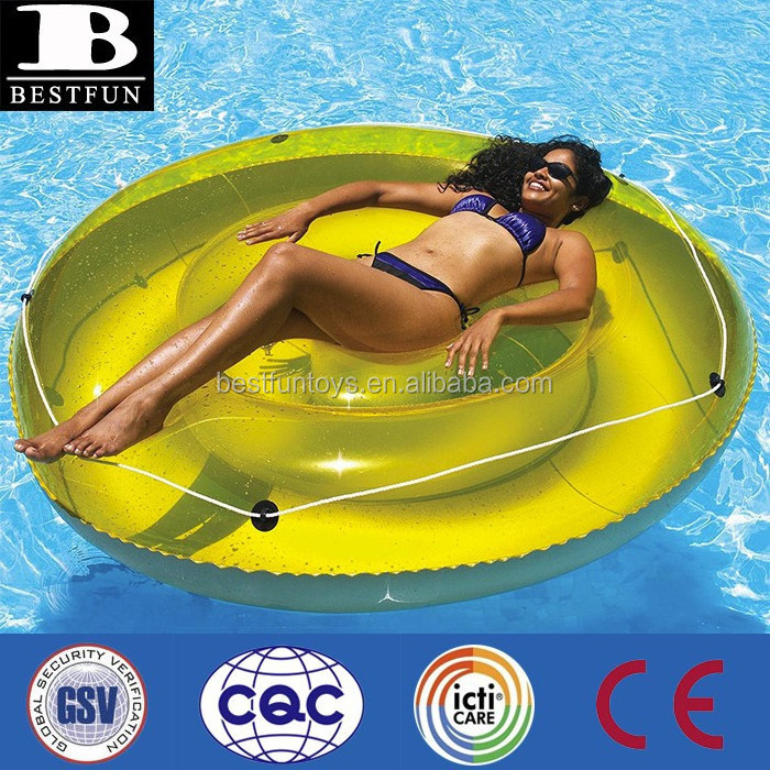 heavy duty vinyl inflatable island tan lounger plastic pool floating sun loungers for sale swimming round float island raft