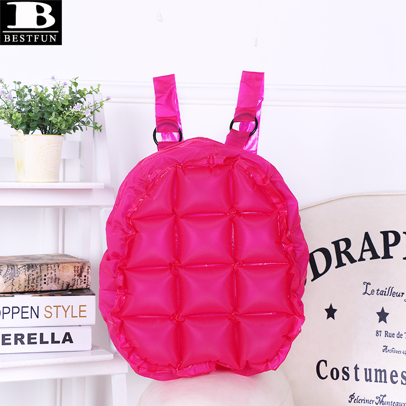 customized PVC beach bag waterproof inflatable children's backpack boy girl backpack summer outdoor supplies swimming pool bag