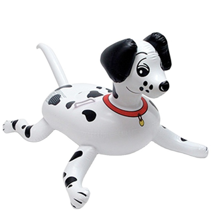 high quality inflatable dalmatian PVC dalmatian pool float rider jumbo vinyl blow up dog rider on swimming toys for kids