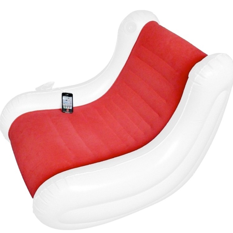 NEW Inflatable Music Chair Inflatable Rocking Chair sofa with built-in speaker