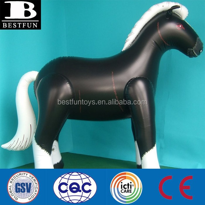 giant white black inflatable horse big toys horse plastic inflatable horse bouncer display