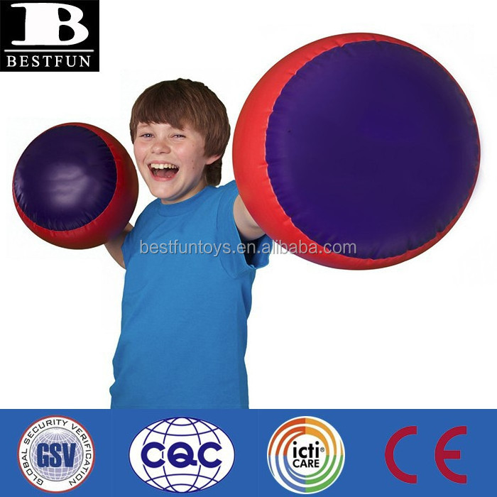 Promotional customized PVC inflatable kids boxing gloves cheap plastic blow up funny bulk boxing gloves game toys