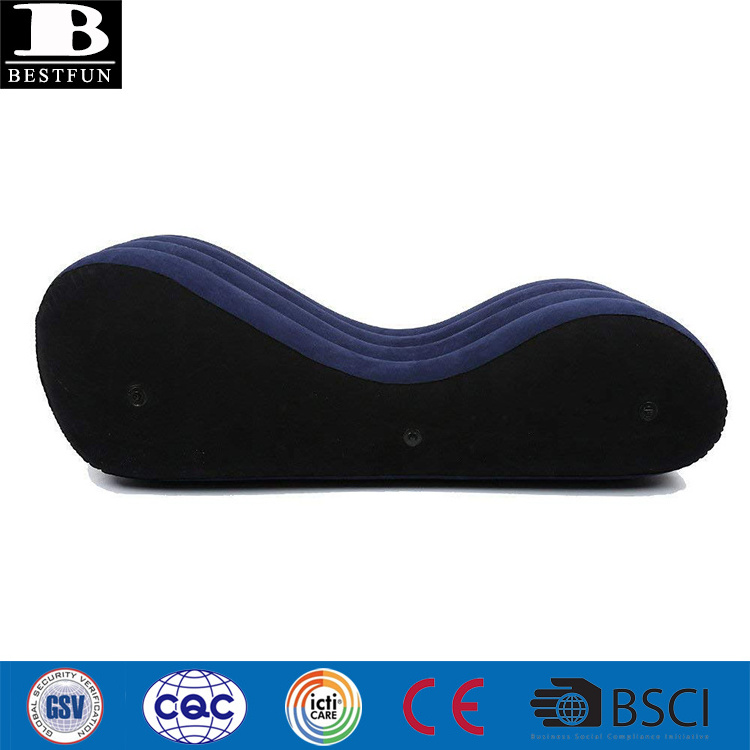 factory flocking inflatable couple sex sofa furniture multi-functional super sex magic cushion ramp body sofa furniture