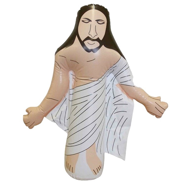 Hot Sale Giant Inflatable PVC Jesus for Easter Decoration Inflatable Jesus Publicity toys for kids