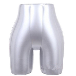 foldable customized siler inflatable pants torso male transparent torso model human half body mannequin torso for sale