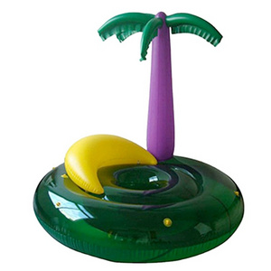 inflatable palm tree pool float round lounge chair island pool float lilo water mattress