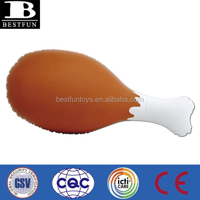 factory customized durable PVC giant inflatable turkey leg advertising vinyl blow up party decoration