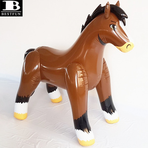 giant dark brown inflatable horse big toys horse plastic inflatable horse bouncer display