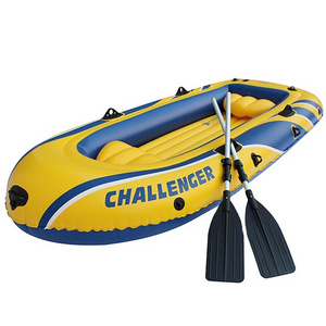 factory customized 3-person thicken PVC folding portable fishing rigid inflatable rowing boat